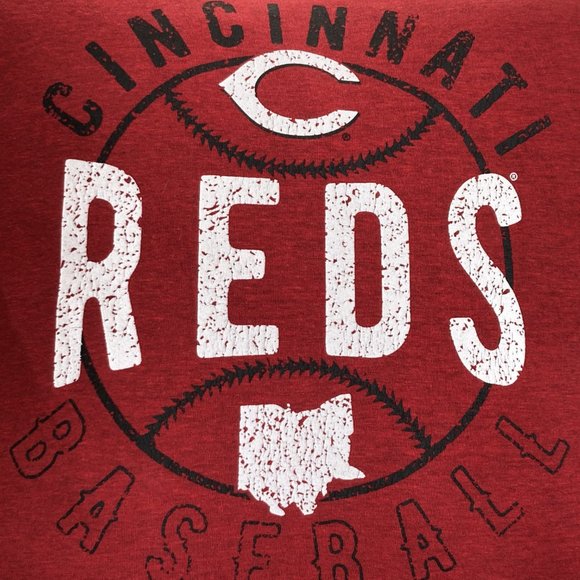 Cincinnati Reds MLB Baseball Handmade upcycled T-shirt 16x16 Throw pillow cover - Picture 4 of 11